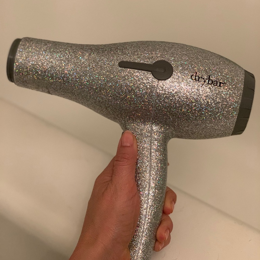 DryBar limited edition glitter buttercup blowdryer